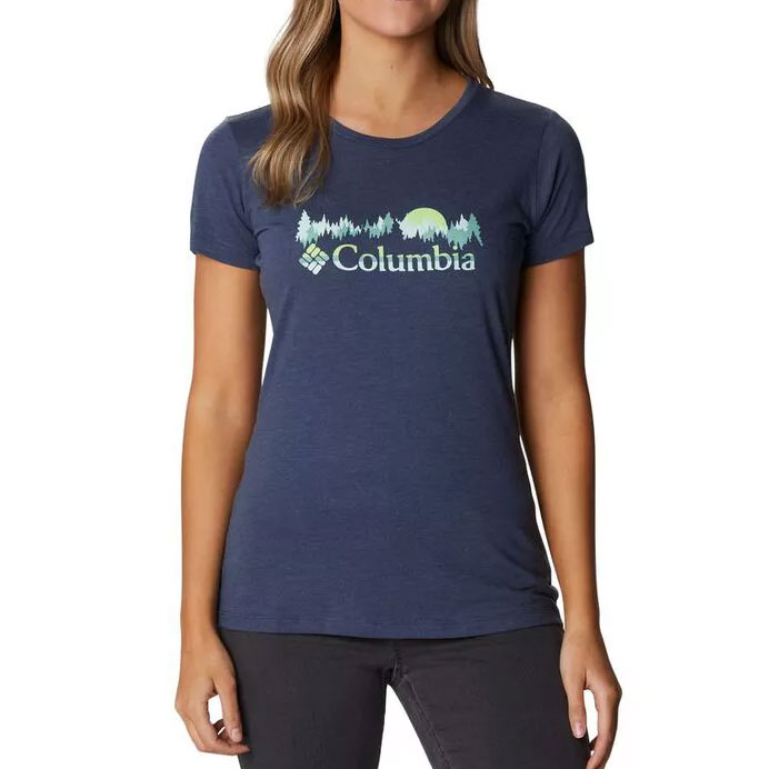COLUMBIA Daisy Days SS Graphic Tee Women Nocturnal Heather (L)
